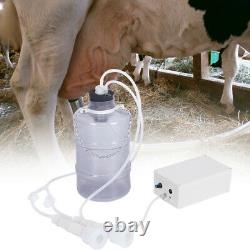 5L Portable Electric Milking Machine Vacuum Pump For Farm Cow Sheep Go