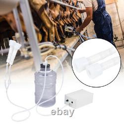 5L Portable Electric Milking Machine Vacuum Pump For Farm Cow Sheep Go