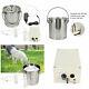 5l Portable Electric Milking Machine Vacuum Pump For Farm Home Cow Cattle