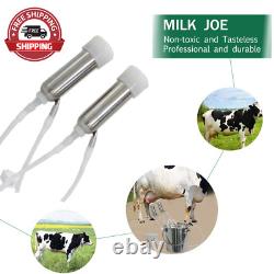7L Cow Pulsation Vacuum Electric Milking Machine, Automatic Portable Pulse Breas