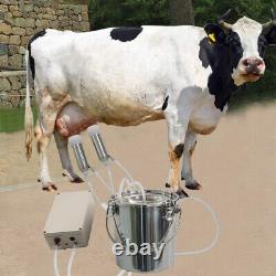 7L Electric Milking Machine Milker Automic Vacuum Pulsation Pump Cow Sheep Goat