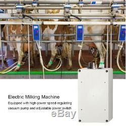 7L Electric Vacuum Milking Machine Cow Sheep Goat With Pulse Controller