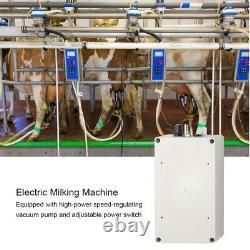 7L Electric Vacuum Milking Machine Cow Sheep Goat With Pulse Controller 240V