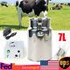 7l Portable Vacuum Impulse Pump Electric Milking Machine For Cow Goat Milker Us