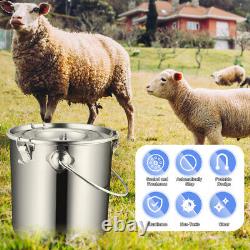 9 Farm Electric Portable Milking Machine Cow Goat Sheep Milker Vacuum Pump Tool