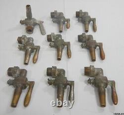 9 Vintage Dairy Cow Milker Brass Spigots