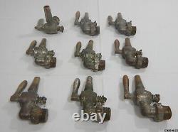 9 Vintage Dairy Cow Milker Brass Spigots