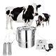 9l Adjustable Pulse Vacuum Pump Auto Stop Dual Head Cow Milking Machine Milker