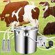 9l Electric Cow Milking Machine Vacuum Pump Adjustable Pulsating Milker Autostop