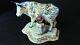 A Lovely Dutch Delft Polychrome Cow With Milker