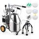Adjustable Vacuum 550w 25l Bucket Electric Milking Machine Milking Equipment