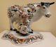 Antique Early Delft Signed'' Ar 1607'' Hand Painted Cow With Milker