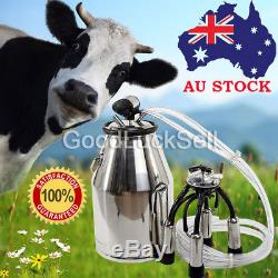 Barrel Milking Machine Portable Cow Milker PORTABLE DAIRY 304 STAINLESS STEEL AU