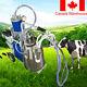 (ca Fast) Electric Milking Machine Farm Cow Bucket Vacuum Piston Pump 1440rmp/m