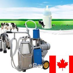 CAElectric Milking Machine Vacuum Piston Pump Milker For Farm Cow Auto 0.55KW