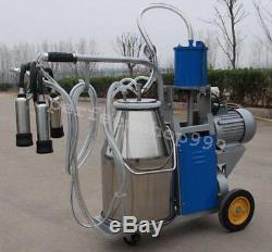 CAElectric Milking Machine Vacuum Piston Pump Milker For Farm Cow Automatic AA