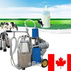 CANADA Electric Milking Machine Vacuum Piston Pump Milker Farm Cow Auto Device