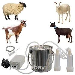CJWDZ Milking Machine for Goats Cows Pulsation Vacuum Pump Milker Milking Supp