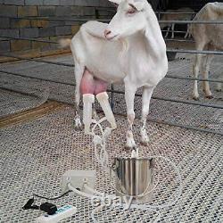 CJWDZ Milking Machine for Goats Cows Pulsation Vacuum Pump Milker Milking Supp