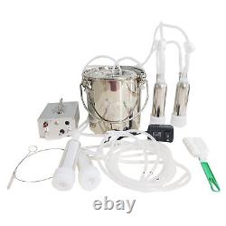 Cow Goat Milking Machine Goat Milker 5L 304 Stainless Steel Bucket Portable