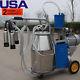 Cow Milker Electric Piston Milking Machine For Farm Cows 25l Bucket Warranty &