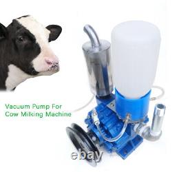Cow Milking Machine 250 L/min 1440r/min Vacuum Pump Milker Bucket Tank Barrel
