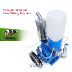 Cow Milking Machine 250 L/min 1440r/min Vacuum Pump Milker Bucket Tank Barrel