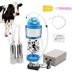 Cow Milking Machine Milker Electric Automatic Portable Adjustable Vacuum Pump
