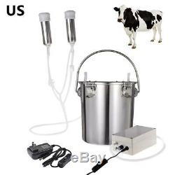 Cow Stainless Upgraded Milking Vacuum Breast Electric Adjusta Machine Steel Pump