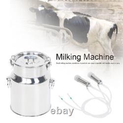 (Cows Use US Plug)5L Mini Electric Pulsation Milking Machine Milker Livestock