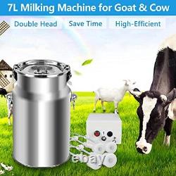DIYAREA Goat Milking Machine2 in 1 Milk Machine for Cows & GoatsElectric Vacu