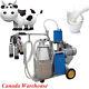 Dairy Goat Milking Machine Piston Type Milker For Goat Sheep Cow Milking 110v