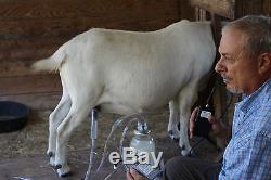 Dansha Farms Goat Sheep Cow Milk Machine Rechargeable Pac 1 Quart Two Teat