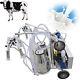 Double Tank Milker Electric Milking Machine Vacuum Pump For Farm Cow 220v/110v
