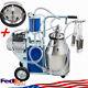 Durable Electric Milking Machine For Goats Cows Withbucket Automatic 550w 25l+gift