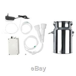 Electric Barrel Milking Machine Pulse Vacuum Pump for Cow Goat Milker Tank 7L
