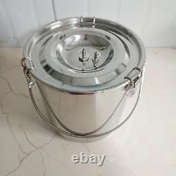 Electric Goat Cow Milker Machine Automatic Pulsation Vacuum Milker 9L Bucket