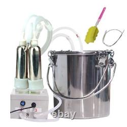 Electric Milking Machine Durable Stainless Steel Cow Goat Integrated Vacuum Pump