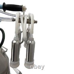 Electric Milking Machine Electric 25L Cow Goat Piston Farm Milker Machine 110V