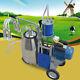 Electric Milking Machine Farm Milker 25l For Goats Cows + Bucket 10-12 Cows/hour