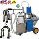 Electric Milking Machine For Farm Cows With 25l Bucket Warranty Fast Ship