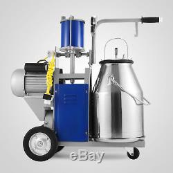 Electric Milking Machine For Farm Cows WithBucket Automatic Milker 2 Plug PRO