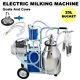 Electric Milking Machine For Goats Cows Withbucket Automatic 550w 25l 1440rpm Usa