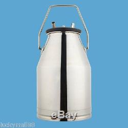 Electric Milking Machine For farm Cows Goat Bucket 2Plug 25L 304 Stainless Steel