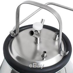 Electric Milking Machine Milker For Cows 25L 304 Stainless Steel Bucket 12CowithH