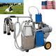 Electric Milking Machine Milker For Cows Bucket Stainless Steel Us Ups Fast