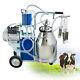 Electric Milking Machine Milker For Farm Cow 25l Stainless Steel Bucketca Ship