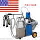 Electric Milking Machine Milker For Form Cows Bucket 25l 304 Stainless Steel Us
