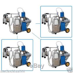 Electric Milking Machine for Cows Bucket Stainless Steel Bucket USA UPS