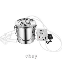 Electric Milking Machine for Cows Sheep Portable Pulsation Milking Machine 9L